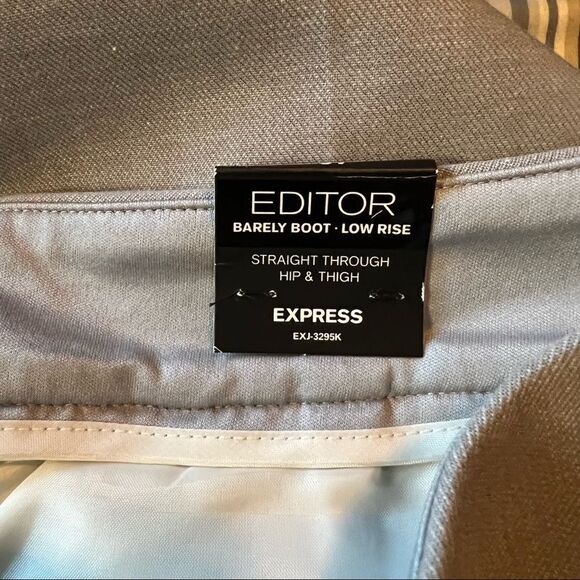 NWT! Express editor pants in muted stone‎ - Picture 6 of 15